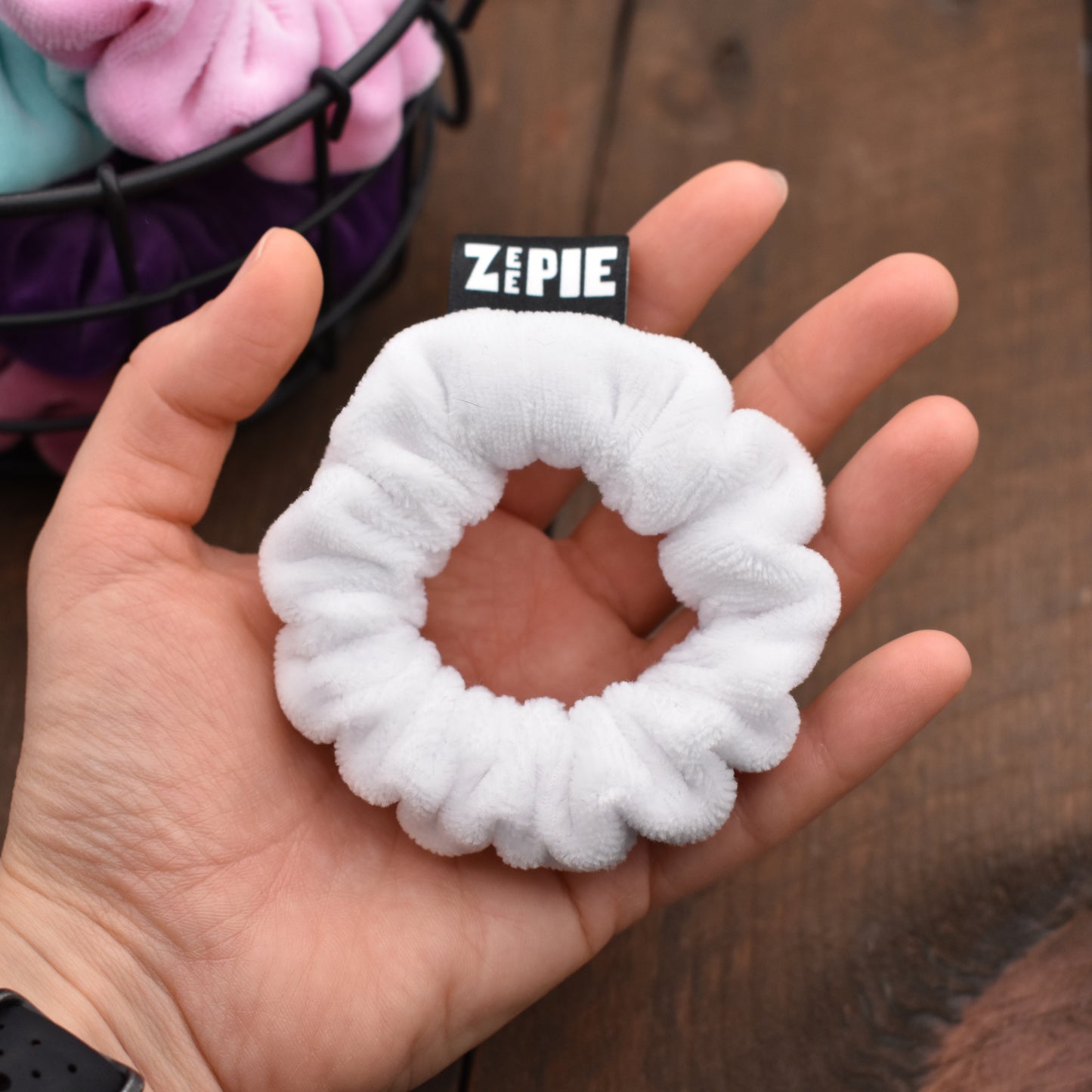 MINI / Samt / weiß