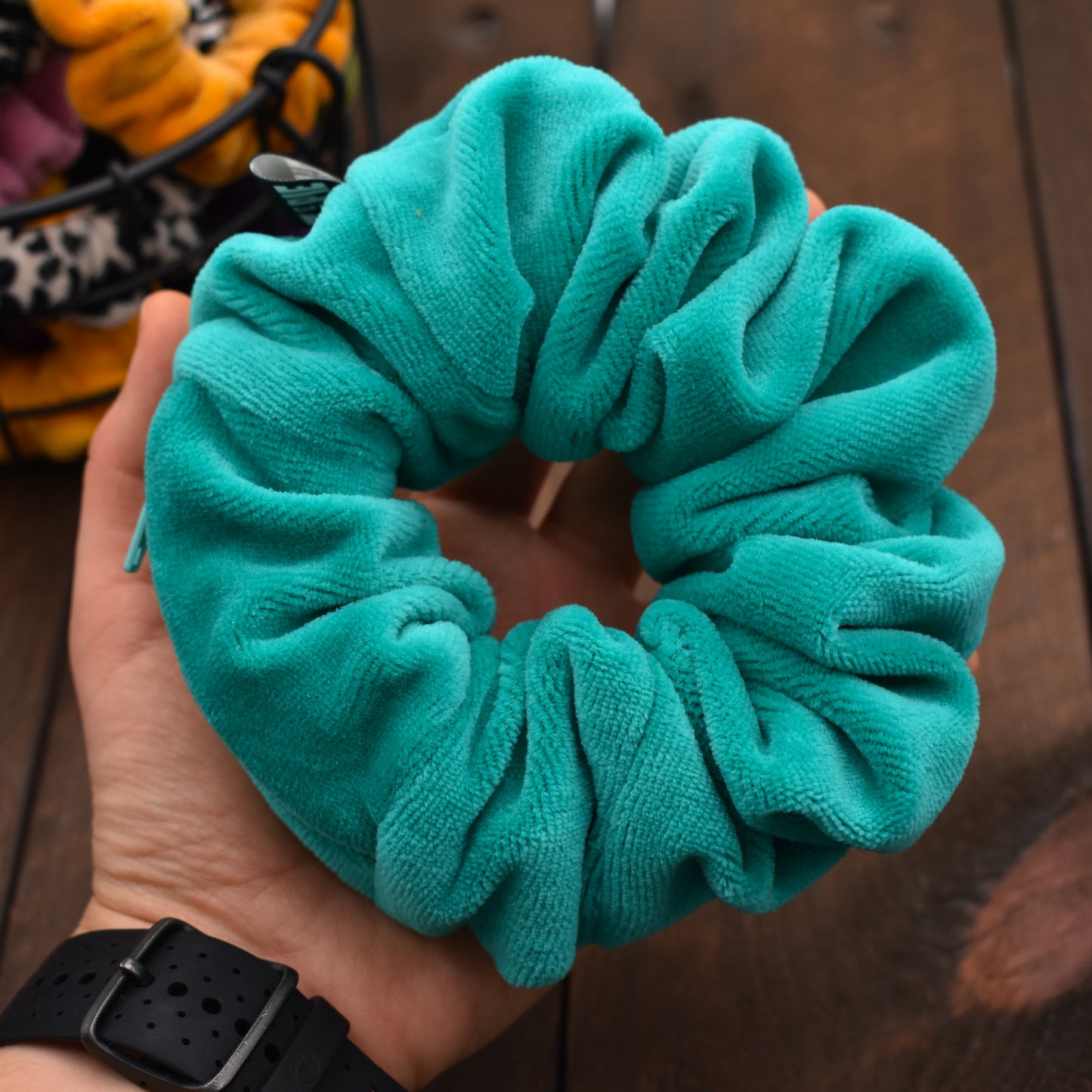 ZEEPIE / velvet / turquoise